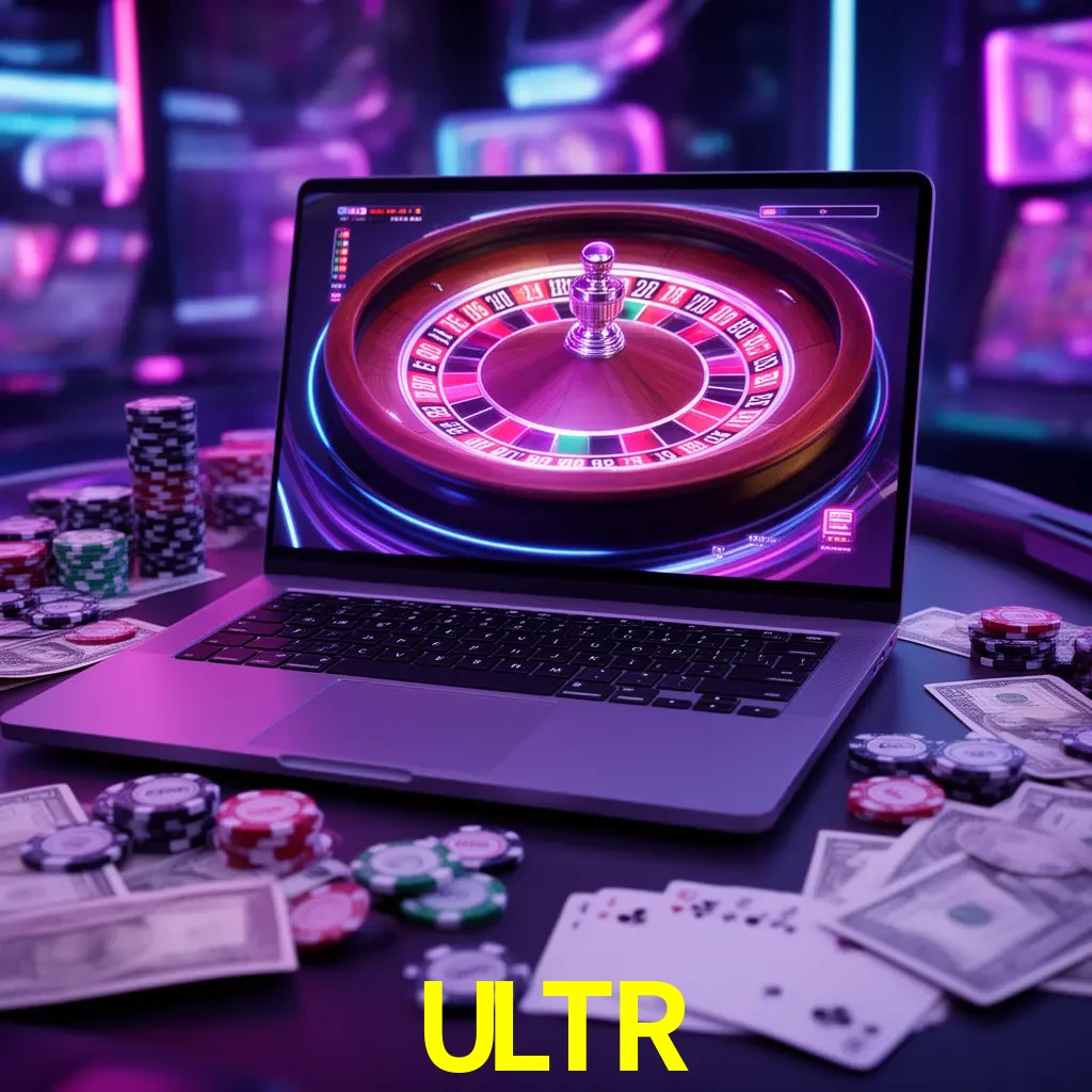 Centro móvil ULTR con casino, cajero, bonos, app y acceso de cuenta para México